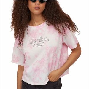 H&M Ariana Grande “Thank You, Next” Tie Dye Top
